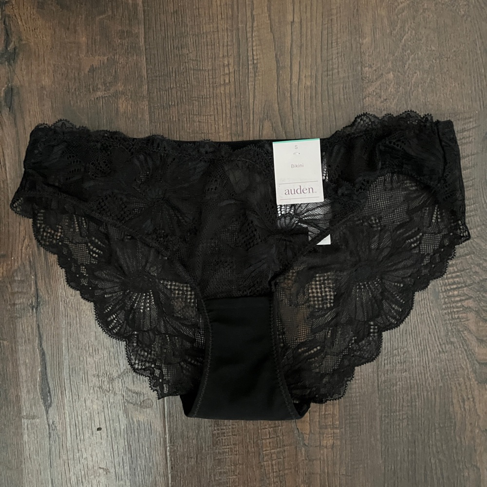 Auden Elegant Black Lace Women's Panties